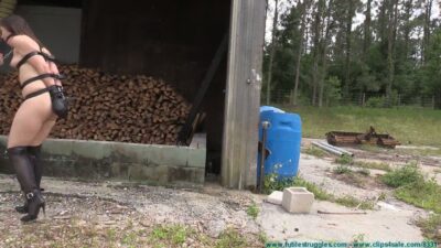 FutileStruggles – Tight Leather Bondage for Rachel 1.mp4